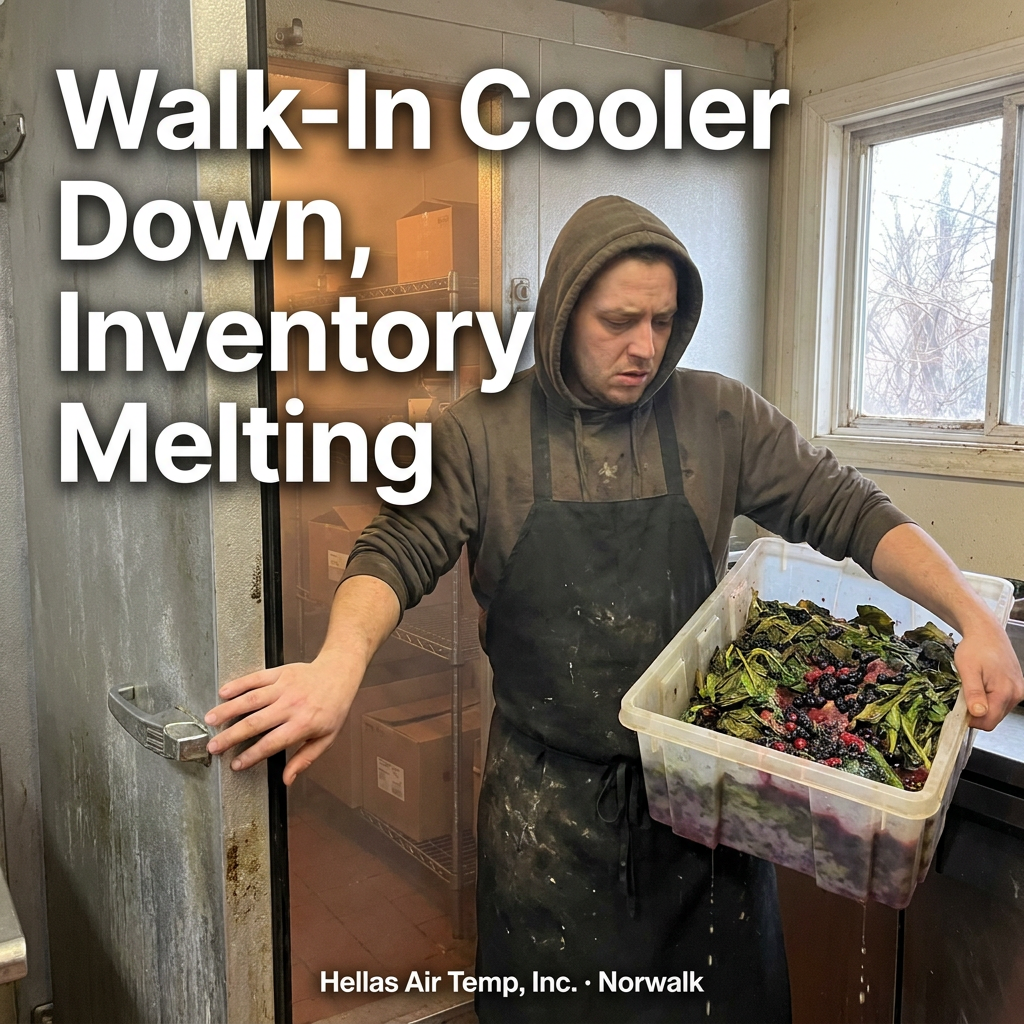 Walk-In Cooler Down, Inventory Melting